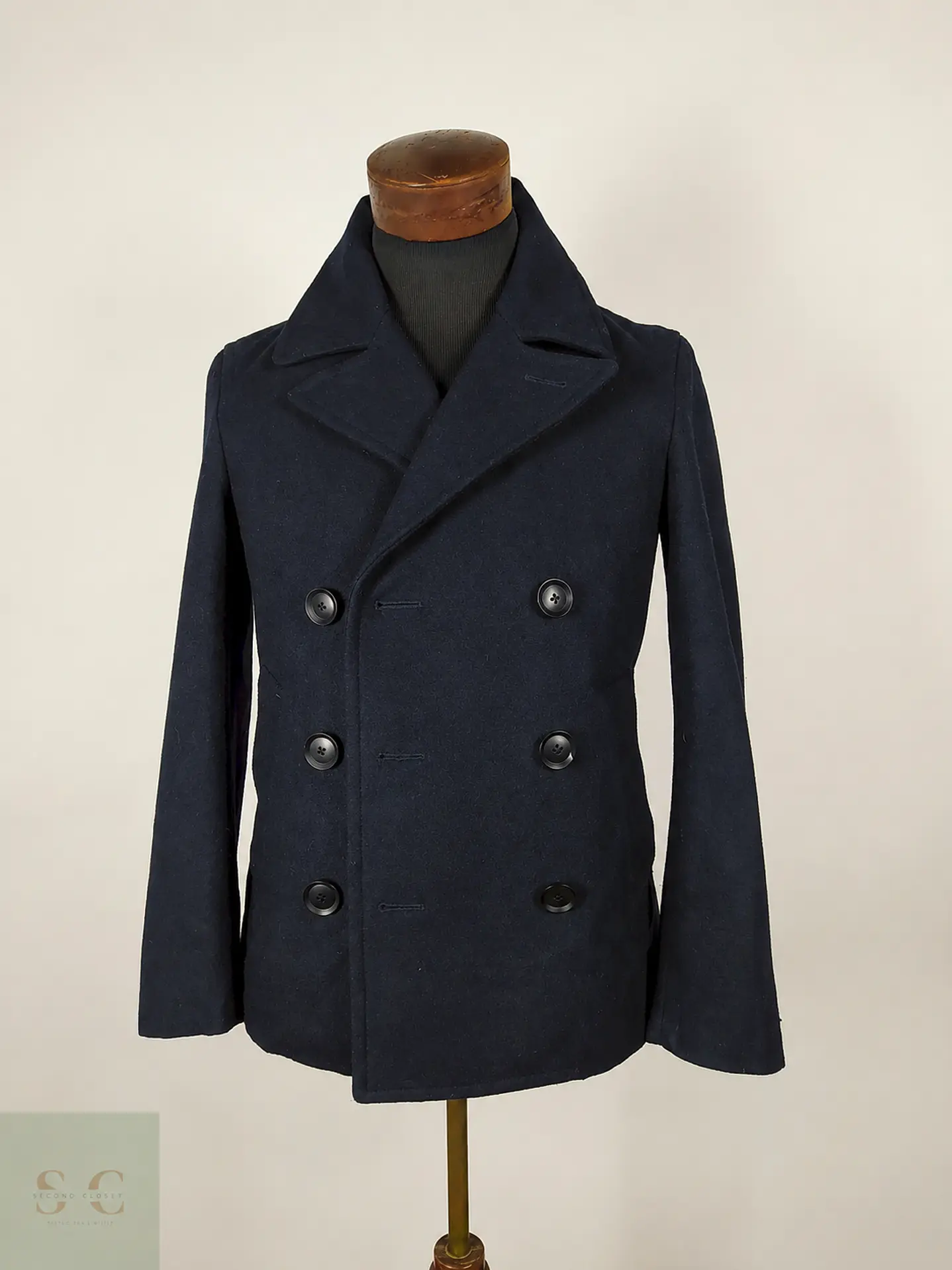 Abrigo Japonés Marinero Rageblue Lana Premium Azul Marino TALLA XS 1