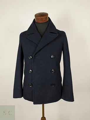 Abrigo Japonés Marinero Rageblue Lana Premium Azul Marino TALLA XS