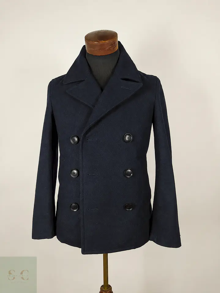 Abrigo Japonés Marinero Rageblue Lana Premium Azul Marino TALLA XS 1