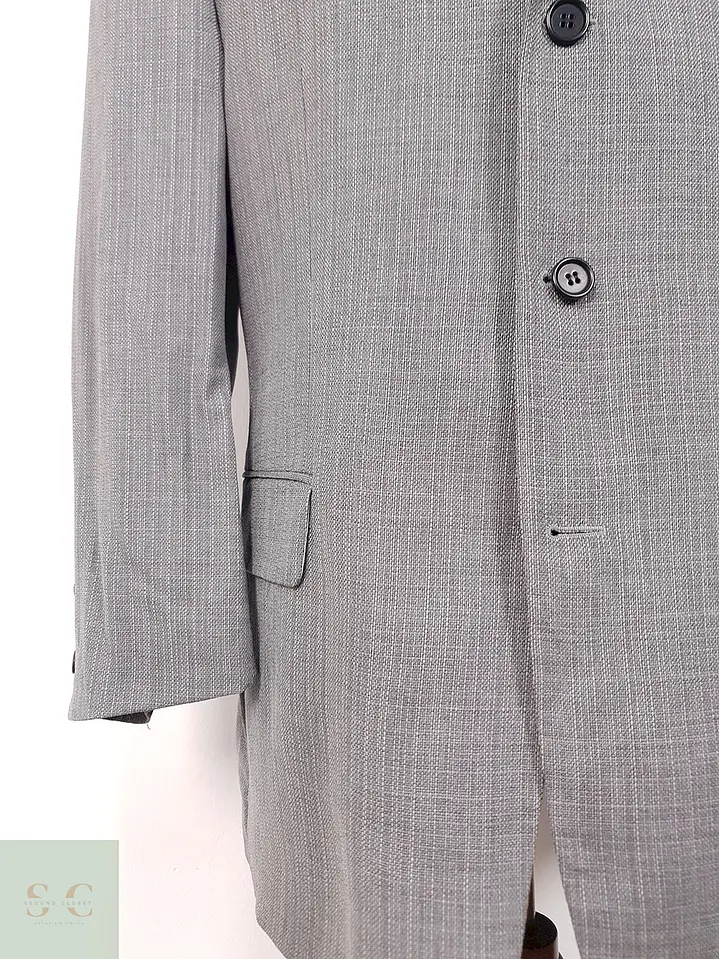Blazer Hugo Boss Loro Piana Plomo 100% Lana Virgen Super 110s - Talla XL 3