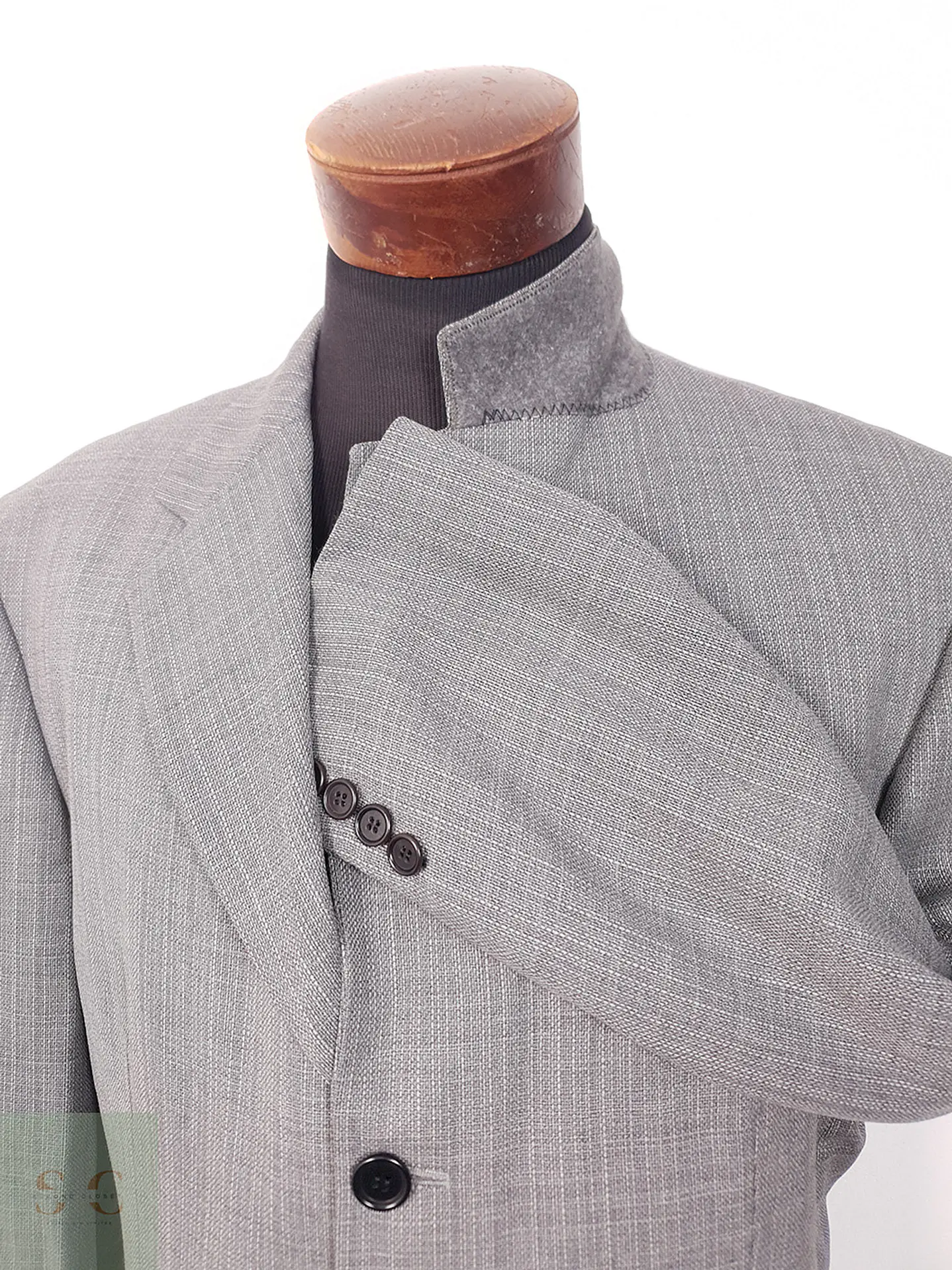 Blazer Hugo Boss Loro Piana Plomo 100% Lana Virgen Super 110s - Talla XL 6