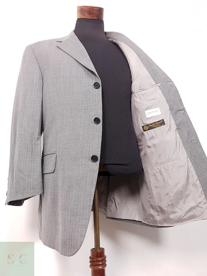Blazer Hugo Boss Loro Piana Plomo 100% Lana Virgen Super 110s - Talla XL 11