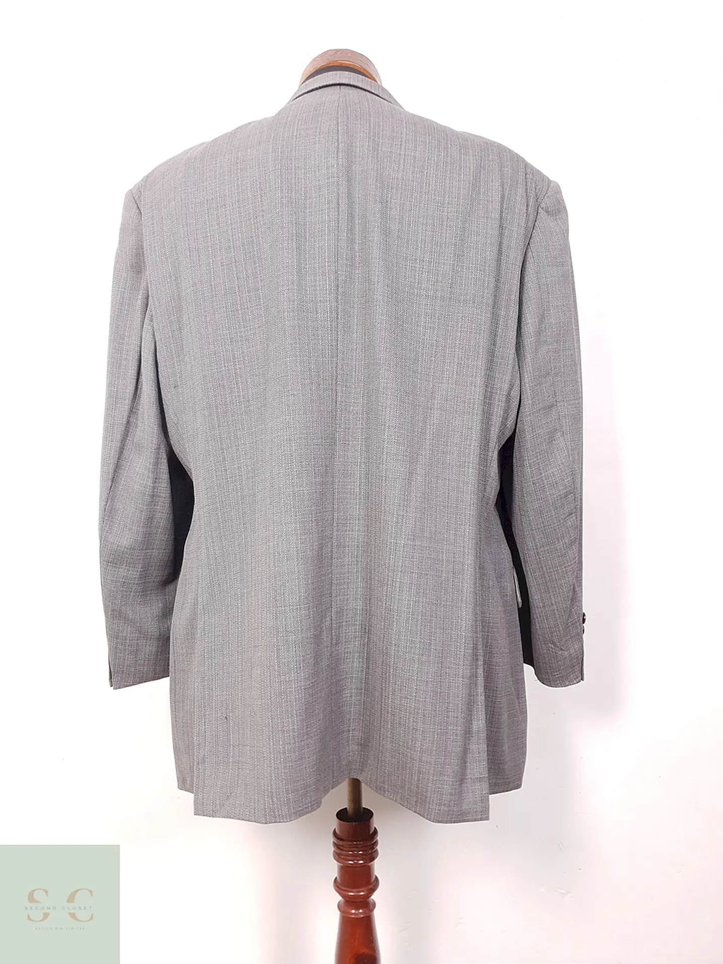 Blazer Hugo Boss Loro Piana Plomo 100% Lana Virgen Super 110s - Talla XL 13