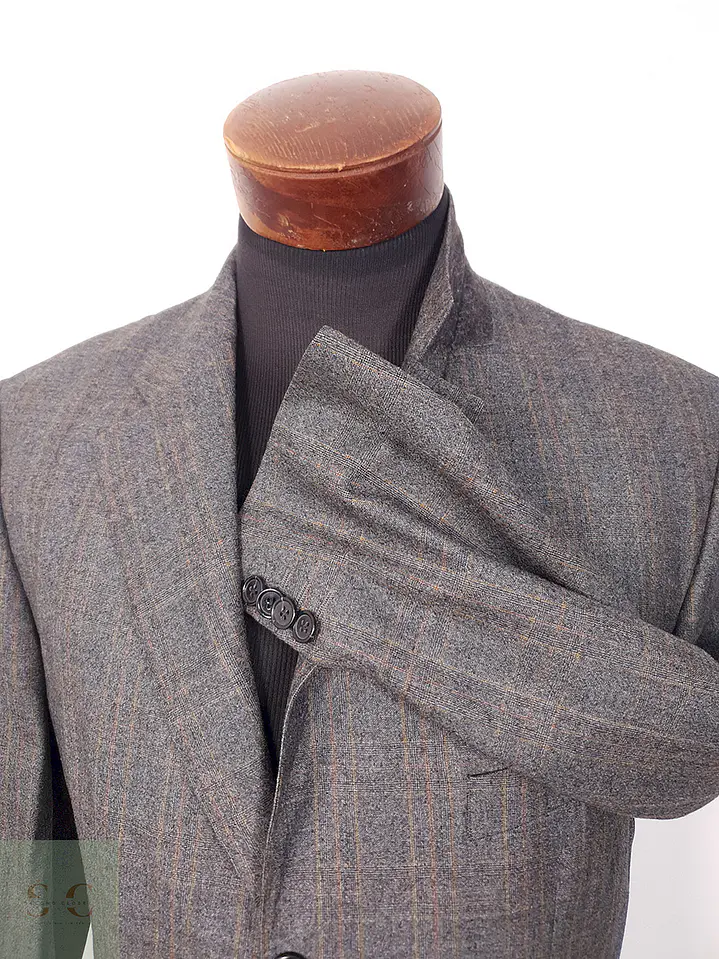 Blazer Scabal Sor Plomo Superfine Merino Wool - Talla L 7