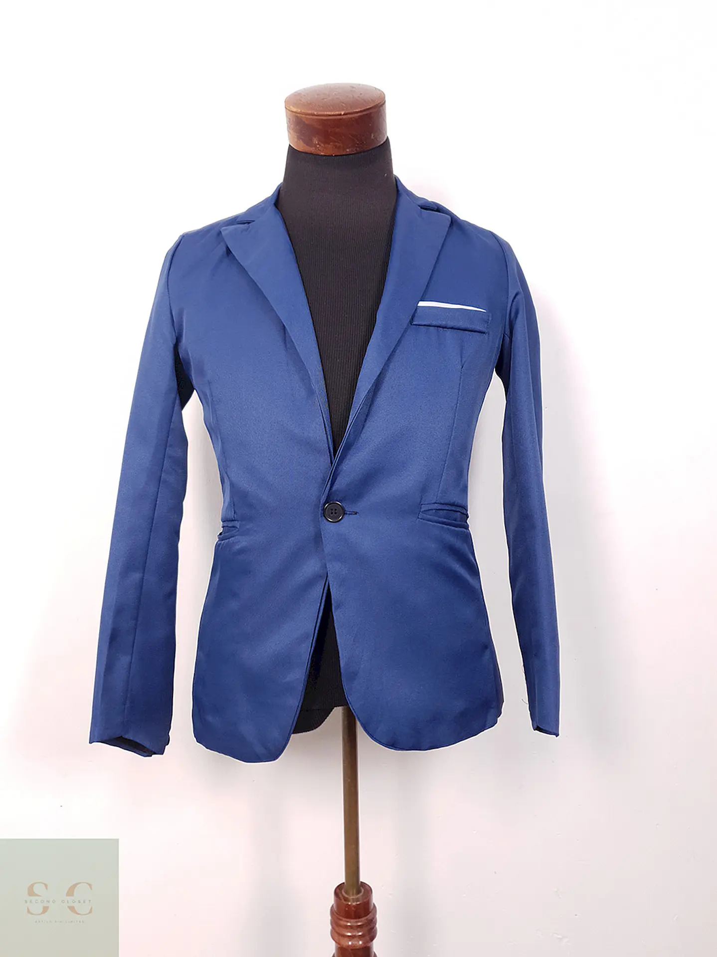 Blazer Básico Azul - Talla XXS 1