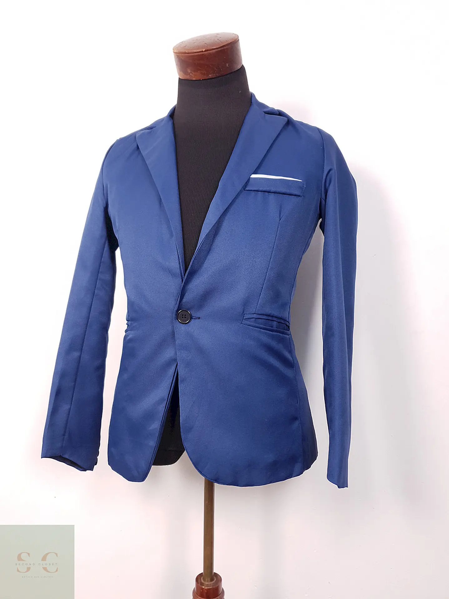 Blazer Básico Azul - Talla XXS 2