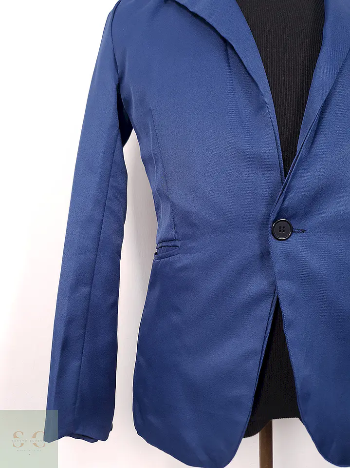 Blazer Básico Azul - Talla XXS 3