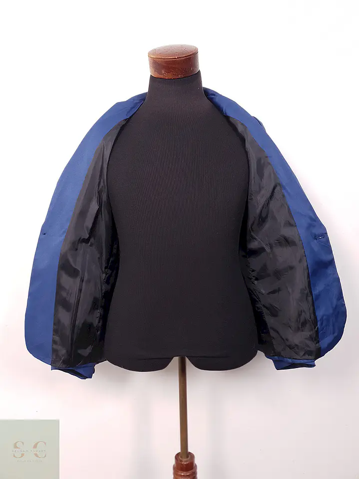 Blazer Básico Azul - Talla XXS 7
