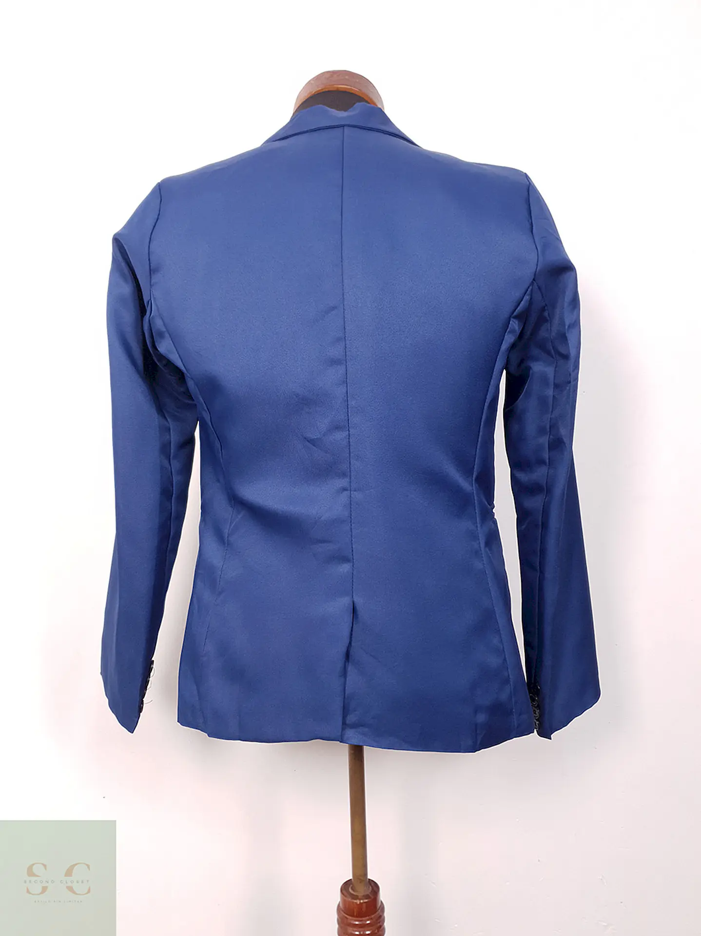 Blazer Básico Azul - Talla XXS 8