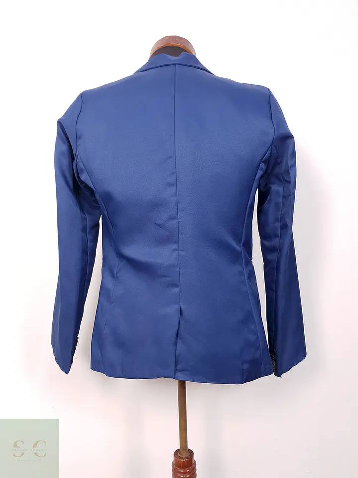 Blazer Básico Azul - Talla XXS 8