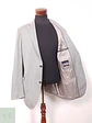 Blazer Eduard Dressler Loro Piana Plomo Espiga 100% Lana Virgen - Talla XL - Miniatura 10