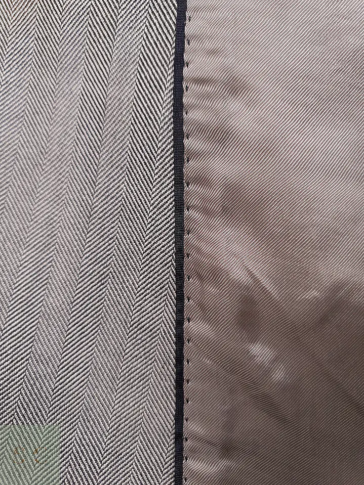 Blazer Eduard Dressler Loro Piana Plomo Espiga 100% Lana Virgen - Talla XL 12