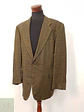 Blazer Franco Callegari Verde Café Viscosa y Lino - Talla XXL - Miniatura 2