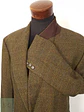 Blazer Franco Callegari Verde Café Viscosa y Lino - Talla XXL - Miniatura 7