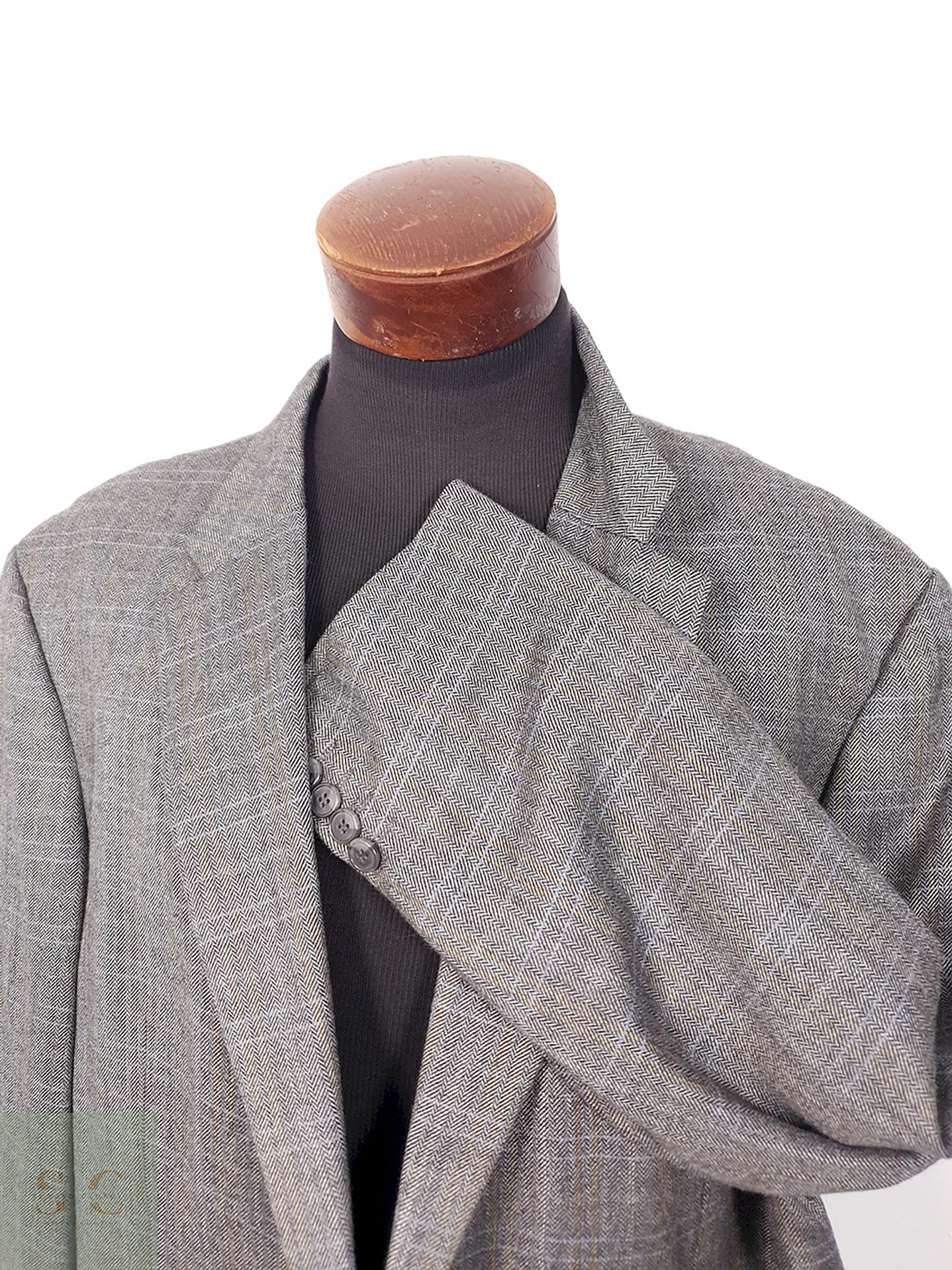 Blazer Digel Plomo Espiga Lana Virgen y Viscosa - Talla XL-XXL 6