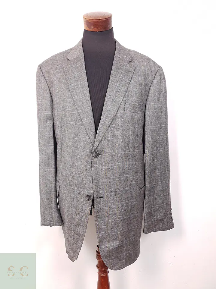 Blazer Digel Plomo Espiga Lana Virgen y Viscosa - Talla XL-XXL 10
