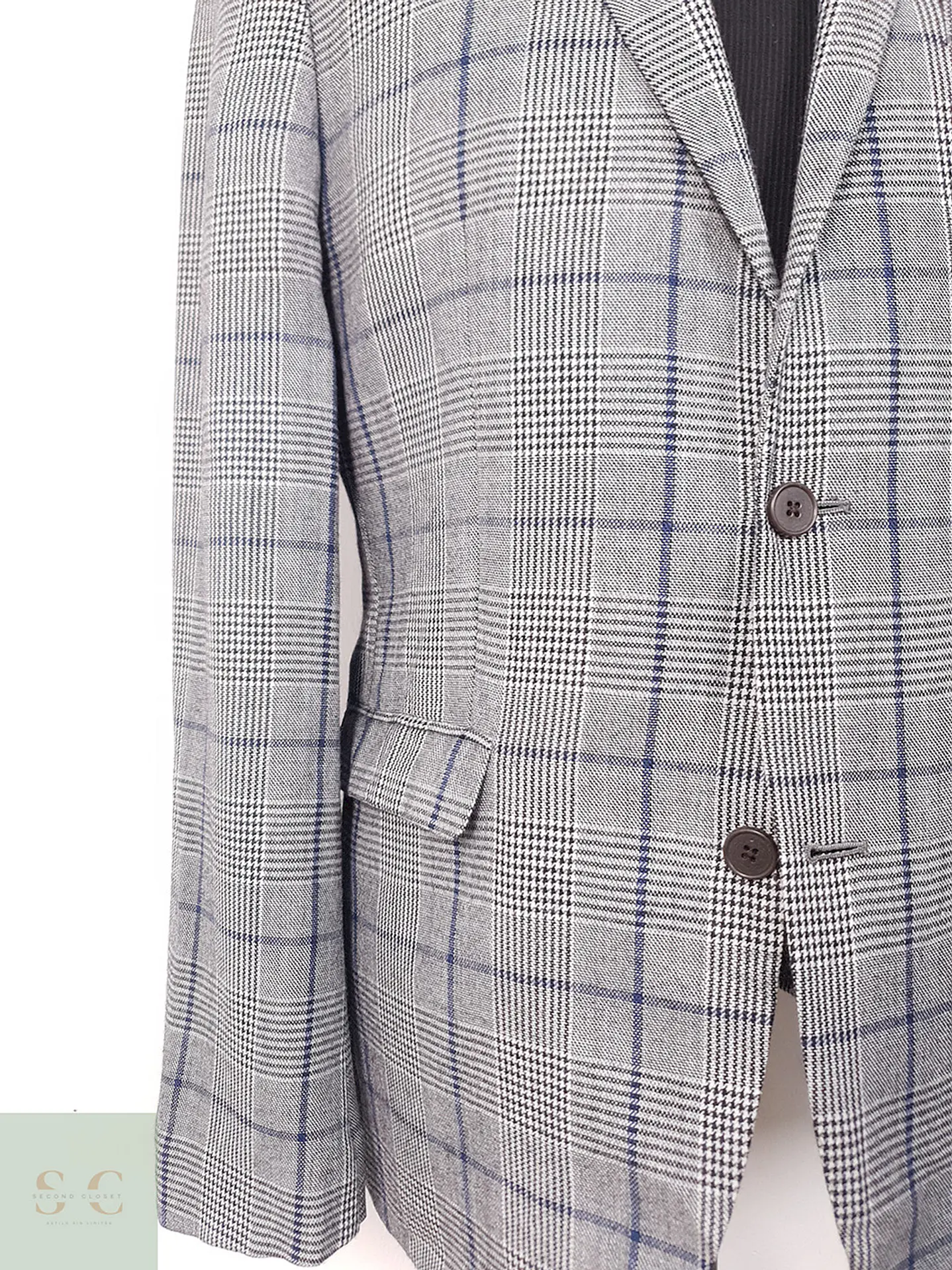 Blazer Next Plomo Príncipe de Gales - Talla M 3