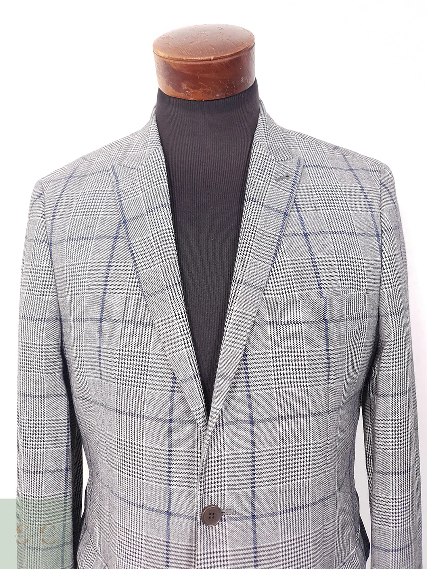 Blazer Next Plomo Príncipe de Gales - Talla M 4