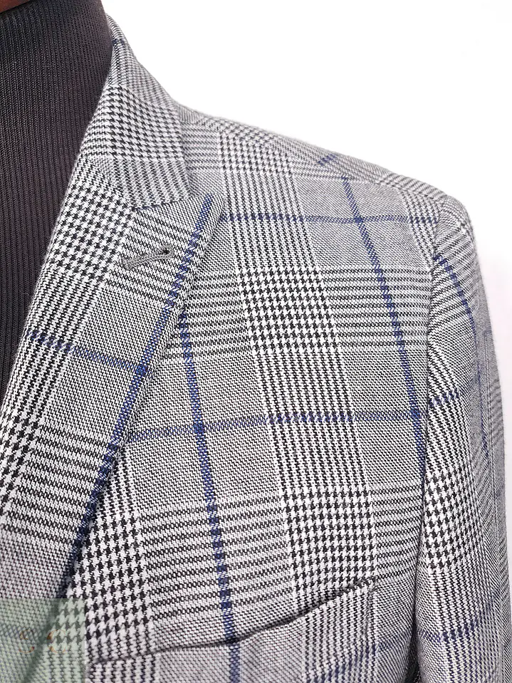 Blazer Next Plomo Príncipe de Gales - Talla M 5