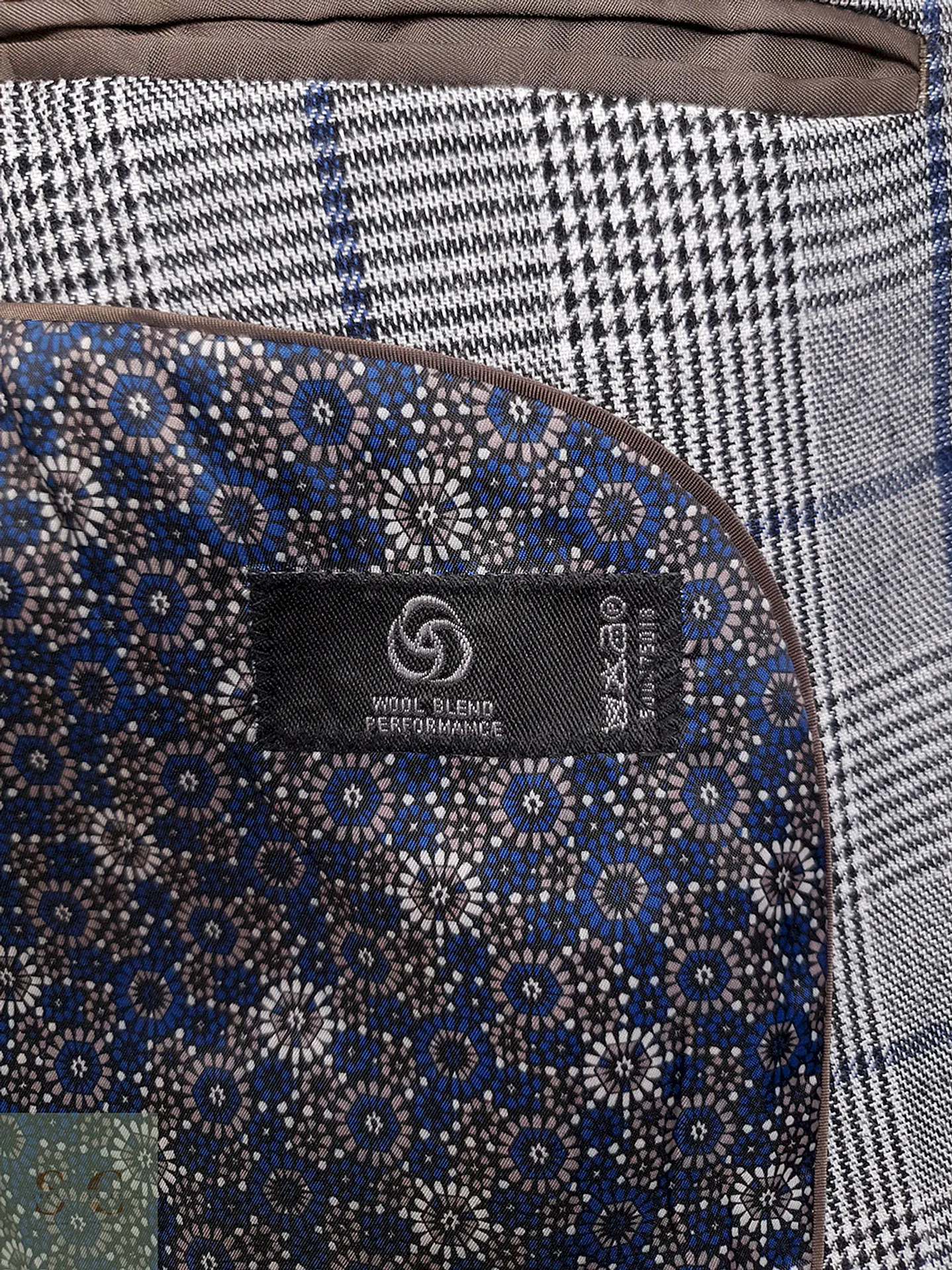 Blazer Next Plomo Príncipe de Gales - Talla M 7