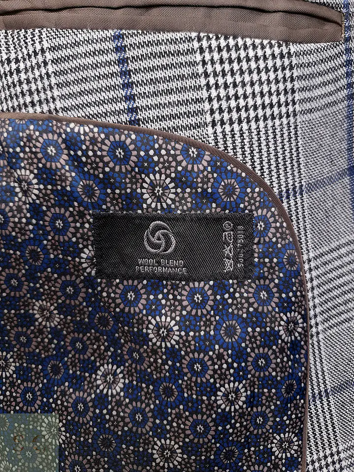 Blazer Next Plomo Príncipe de Gales - Talla M 7
