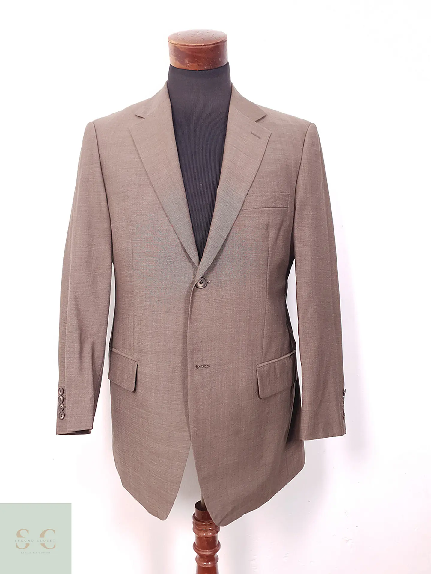Blazer Heine Café 100% Lana Virgen - Talla M 1