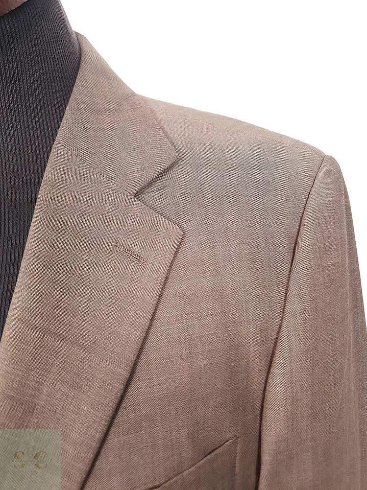 Blazer Heine Café 100% Lana Virgen - Talla M 5