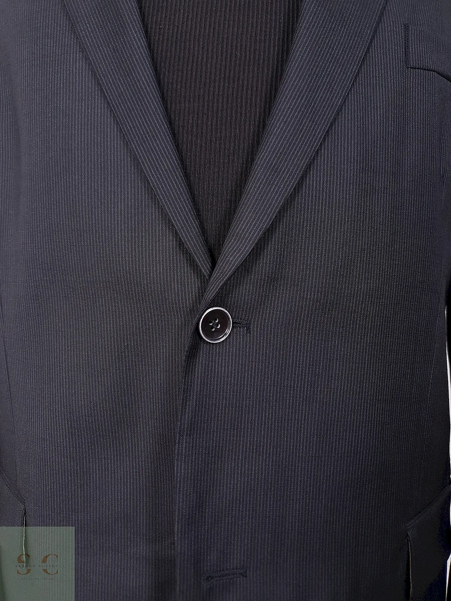 Blazer Roy Robson Reda Negro Rayas Super 110 - Talla XL Largo 4