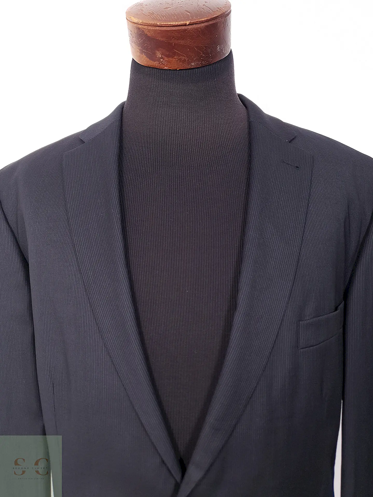Blazer Roy Robson Reda Negro Rayas Super 110 - Talla XL Largo 5