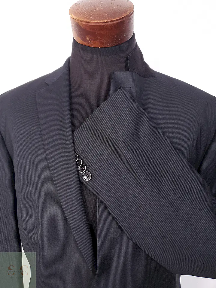 Blazer Roy Robson Reda Negro Rayas Super 110 - Talla XL Largo 7