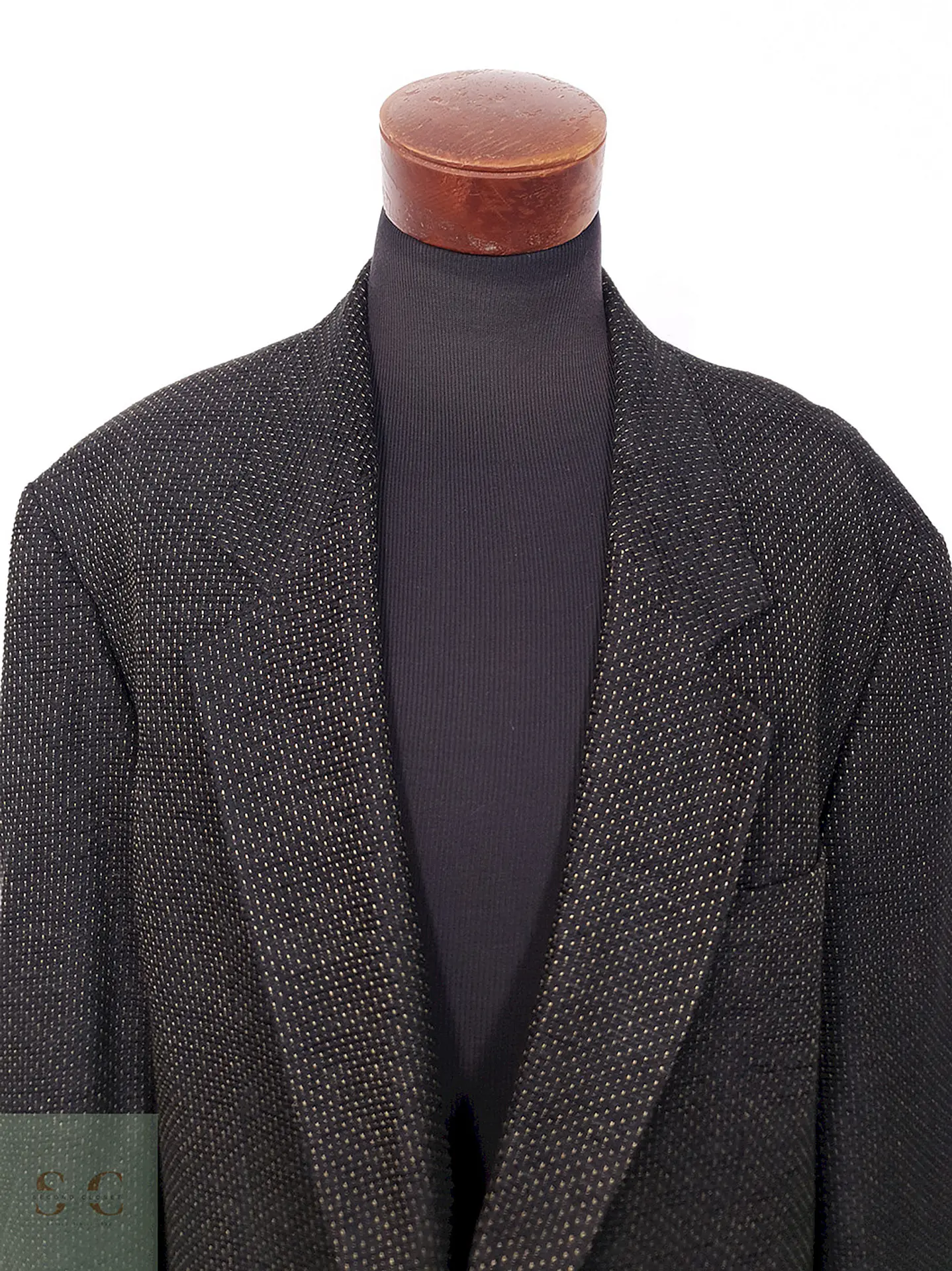 Blazer Lavis Negro con Puntos Naranja - Talla 3XL 5