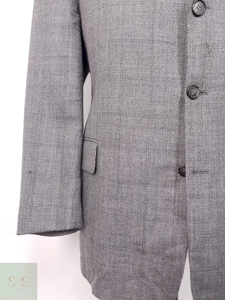 Blazer Bogart Gris 100% Lana Virgen - Talla XL 4