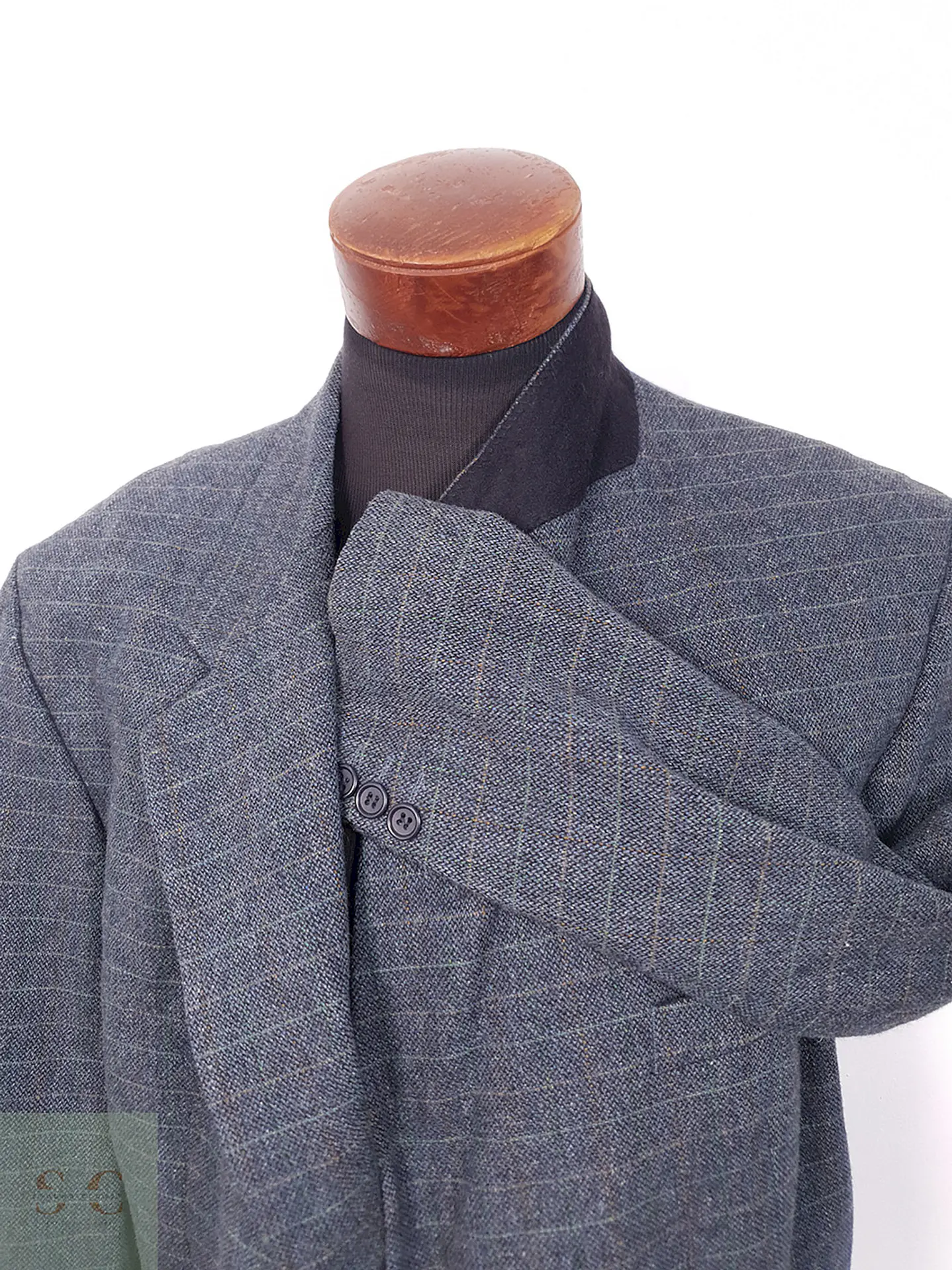 Blazer Mario Barutti Azul Lana Virgen Poliéster Cashmere - Talla XXL 6