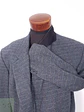 Blazer Mario Barutti Azul Lana Virgen Poliéster Cashmere - Talla XXL - Miniatura 6