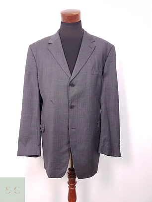 Blazer Canda Plomo Lana Virgen Blend - Talla XXL