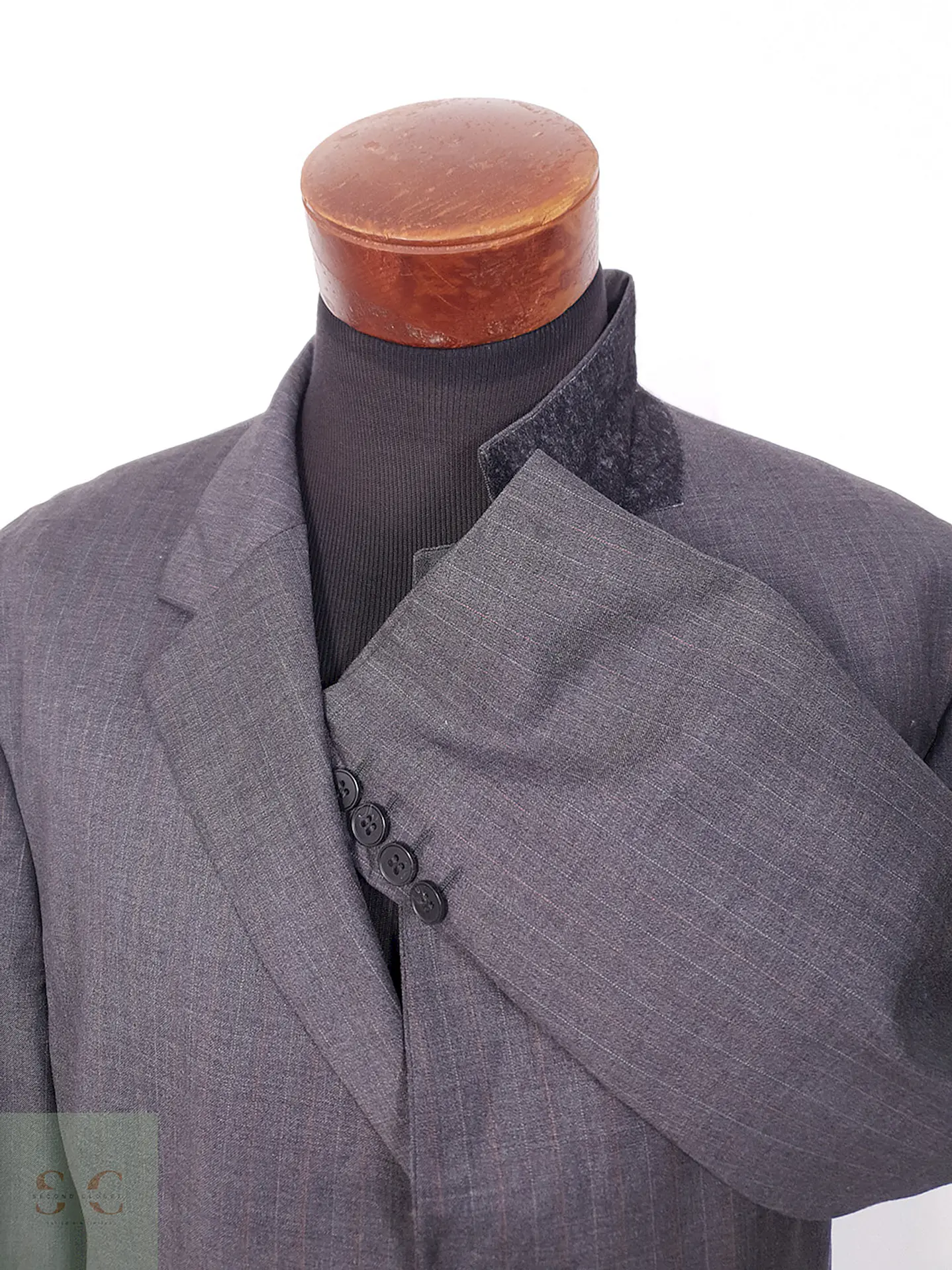 Blazer Canda Plomo Lana Virgen Blend - Talla XXL 6
