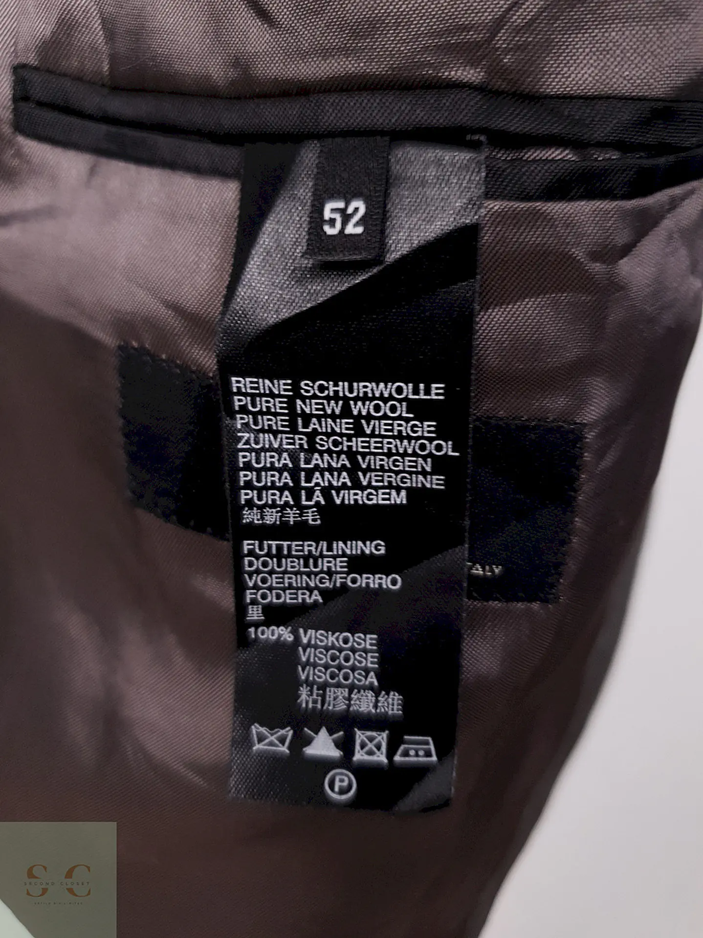 Blazer Roy Robson Reda Plomo Super 100 Made in Italy - Talla L 10