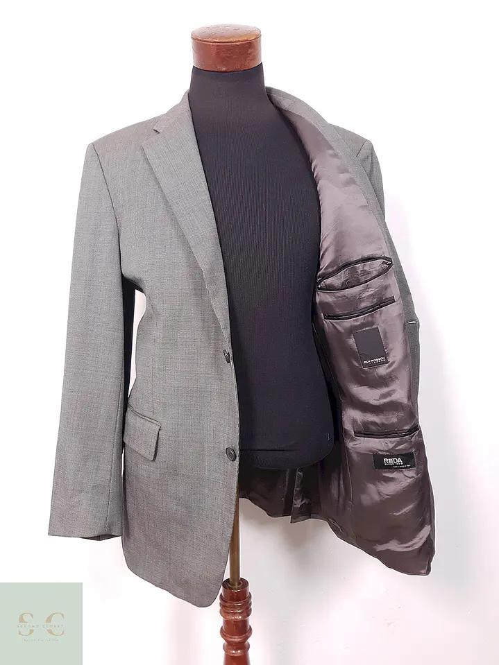 Blazer Roy Robson Reda Plomo Super 100 Made in Italy - Talla L 11