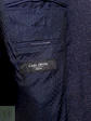 Blazer Carl Gross Azul Mezcla Lana Virgen y Seda - Talla XL - Miniatura 7