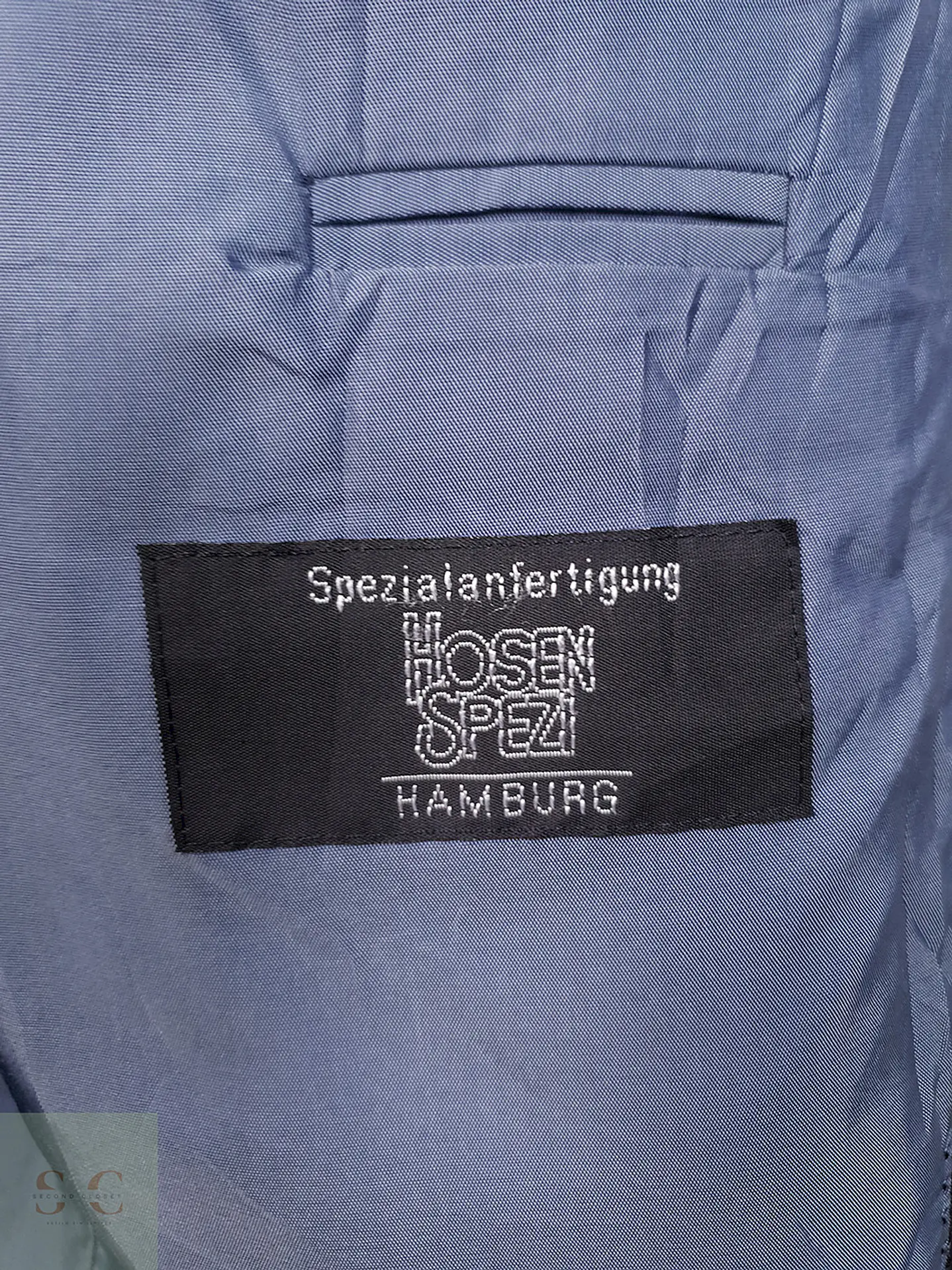 Blazer Hugo Boss Hosen Spezi Azul Oscuro Texturizado - Talla ML 7
