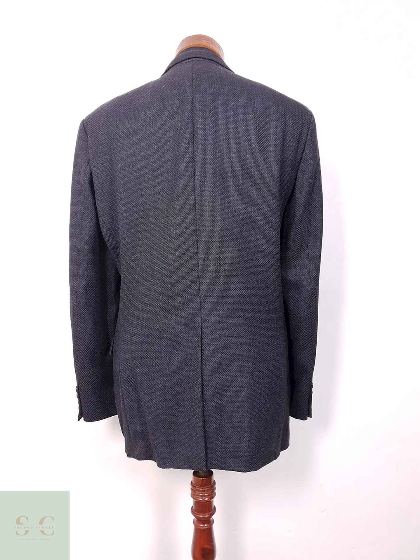 Blazer Hugo Boss Hosen Spezi Azul Oscuro Texturizado - Talla ML 13