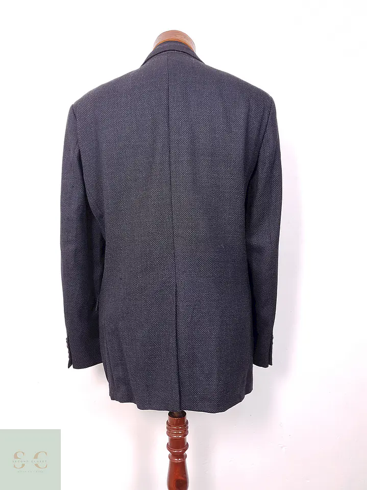 Blazer Hugo Boss Hosen Spezi Azul Oscuro Texturizado - Talla ML 13