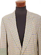 Blazer Lenox Café Beige Azul 100% Lana Virgen - Talla LXL - Miniatura 4