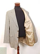 Blazer Lenox Café Beige Azul 100% Lana Virgen - Talla LXL - Miniatura 8