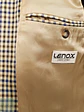 Blazer Lenox Café Beige Azul 100% Lana Virgen - Talla LXL - Miniatura 9