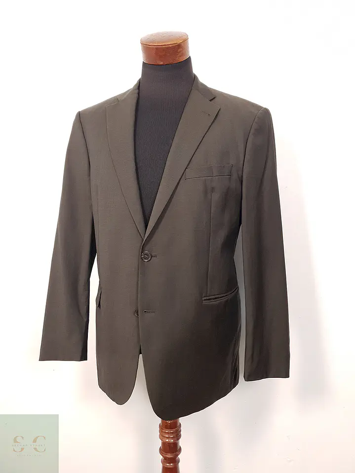 Blazer Baumler Toccami Chocolate 100% Lana Virgen - Talla L 2