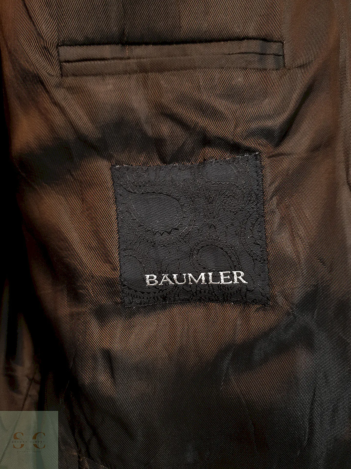Blazer Baumler Toccami Chocolate 100% Lana Virgen - Talla L 8