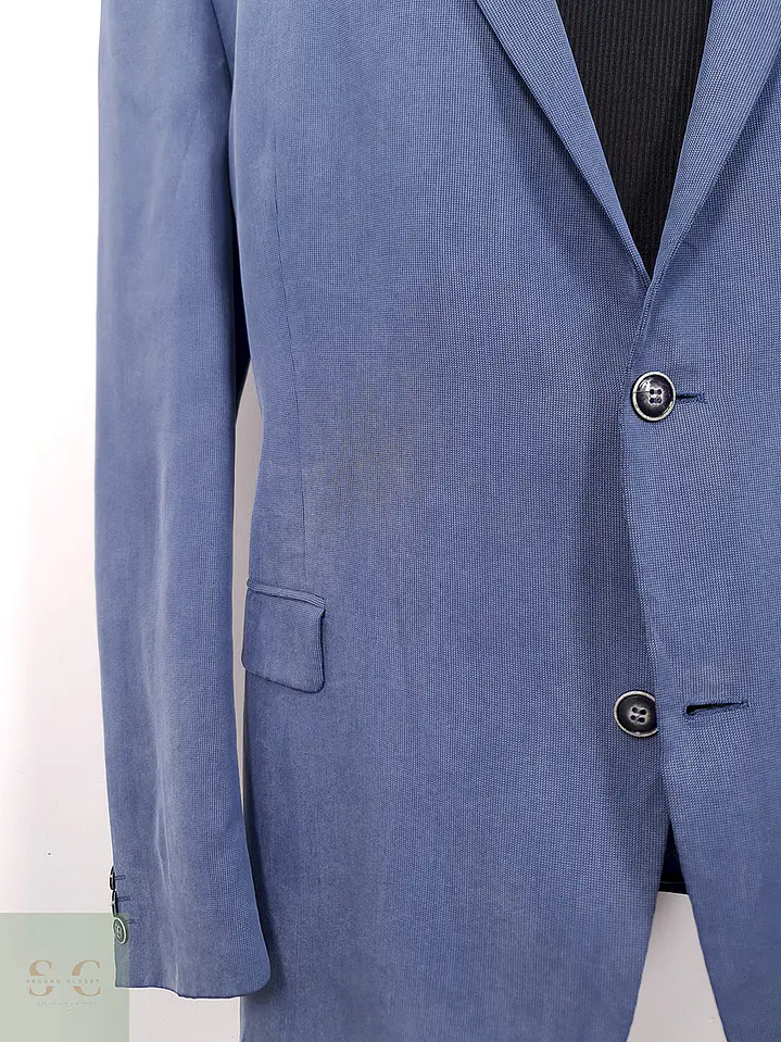 Blazer Roy Robson Azul Celeste Cotele - Talla XXL 3
