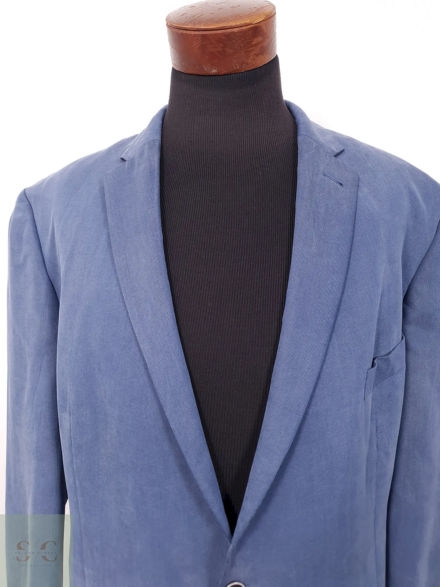 Blazer Roy Robson Azul Celeste Cotele - Talla XXL 4