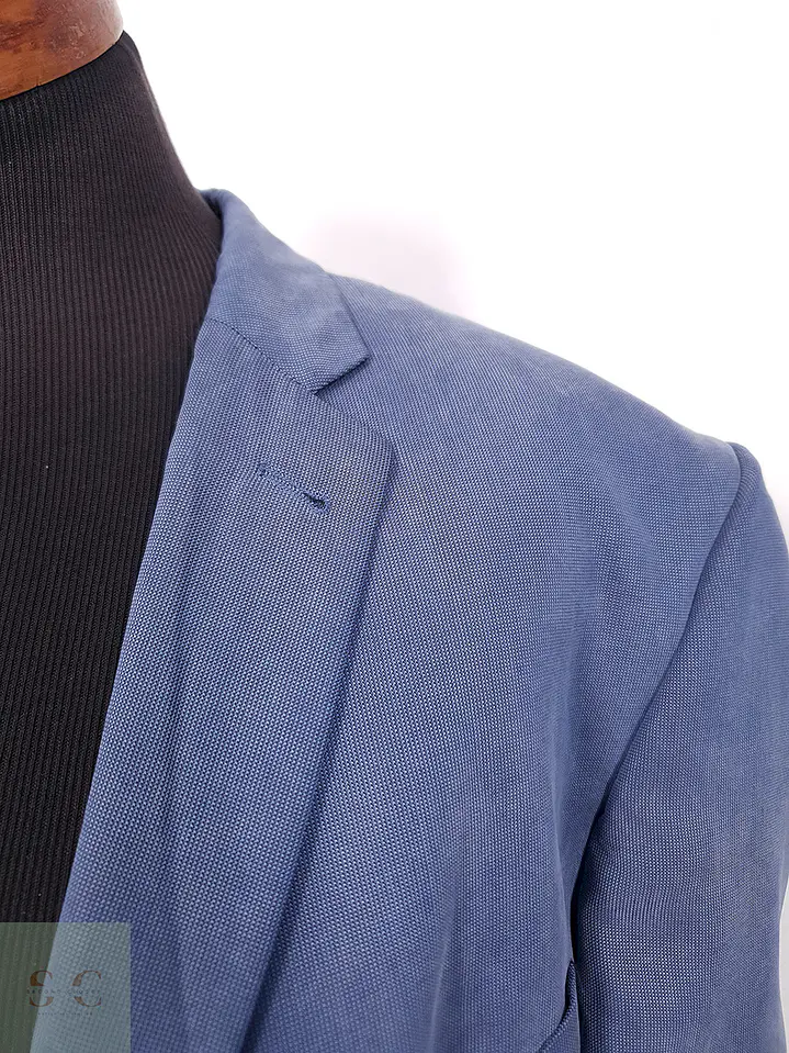 Blazer Roy Robson Azul Celeste Cotele - Talla XXL 5
